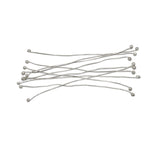 Silver 24 Gauge Brass Fuse Wire (Ball Pins) For Jewellery Making , BPP-012